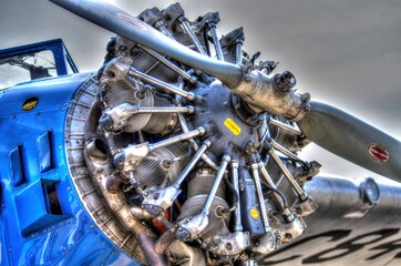Radial Aircraft Engine