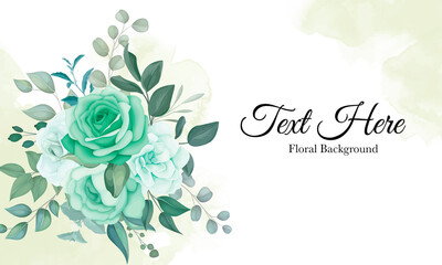 Elegant floral background with soft flowers