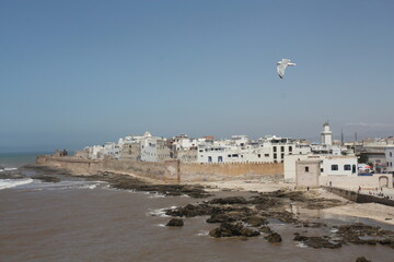 Moroccan town at the sea
