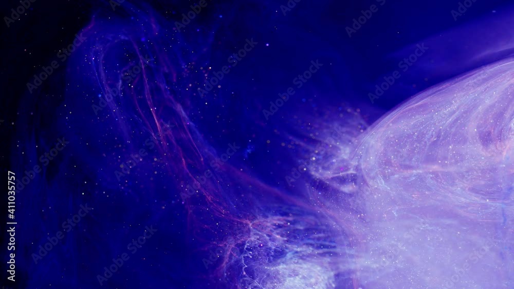 Wall mural nebula and galaxies in deep space.