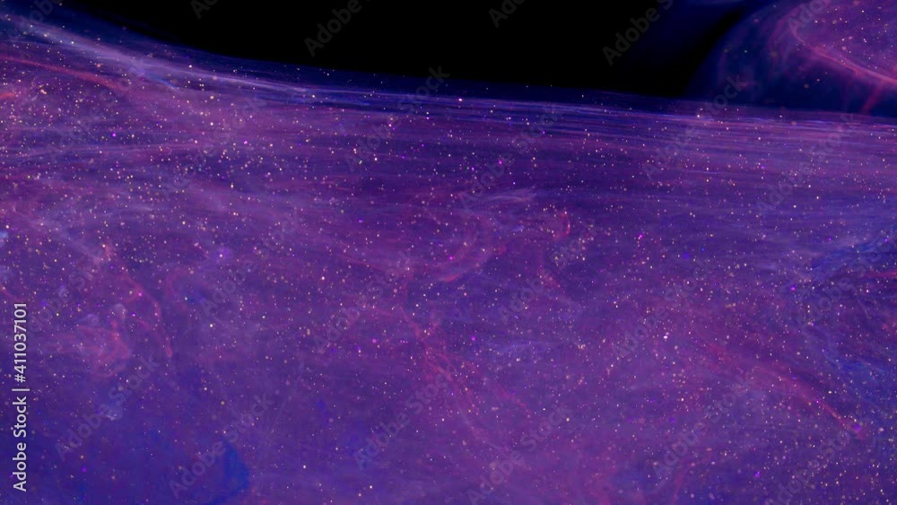 Sticker nebula and galaxies in deep space.
