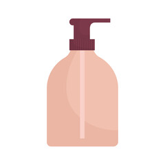 pink antibacterial soap on a white background