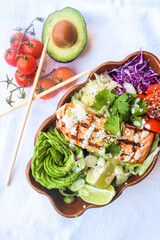 salmon buddha bowl