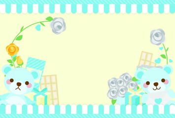 ホワイトデーポストカード : White day post card