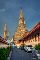 Fototapeta premium wat arun tempel bangkok Thailand, place of buddhism