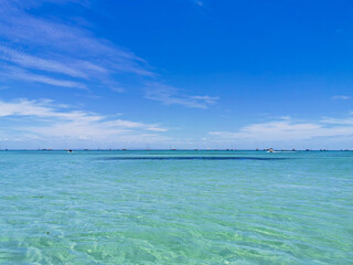 Bramble bay, Moreton Island, Queensland Australia, December 30th 2019 Scenic view
