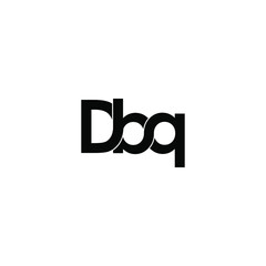 dbq letter original monogram logo design