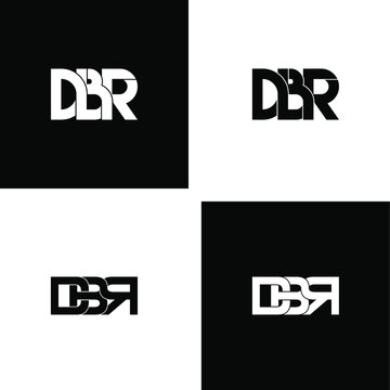 dbr letter original monogram logo design