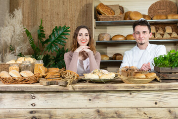 The handsome baker, with his new attractive saleswoman and extraordinary personal charm, want to...