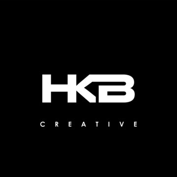 HKB Letter Initial Logo Design Template Vector Illustration