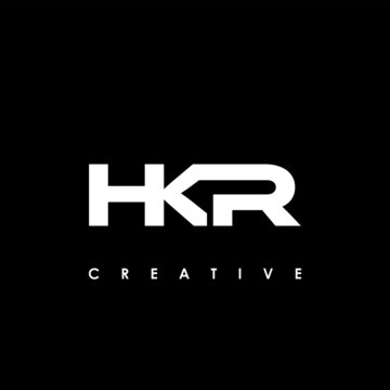HKR Letter Initial Logo Design Template Vector Illustration