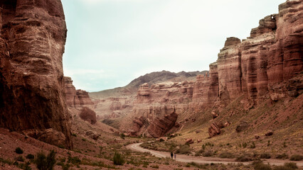 A Cheryn grant canyon in Kazakhstan