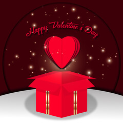 valentine box background