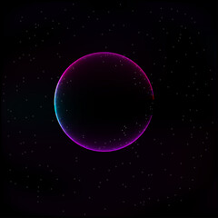Obraz premium abstract planet in space background