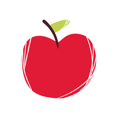 apple fruit isolated vector design