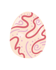 Happy easter egg vector design