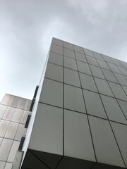 modern office building with sky