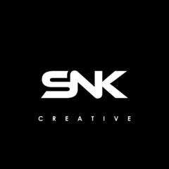 SNK Letter Initial Logo Design Template Vector Illustration