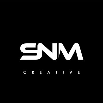 SNM Letter Initial Logo Design Template Vector Illustration