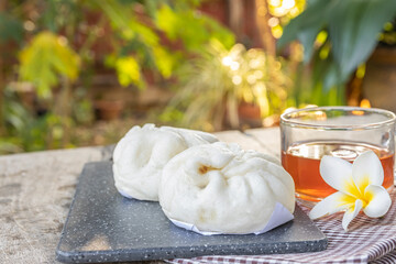 Chinese food steamed bun
