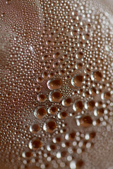 Water drops macro from a plastic bottle modern background high quality prints fifty megapixels