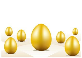 Happy Easter egg background