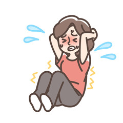 Obraz premium 腹筋女性