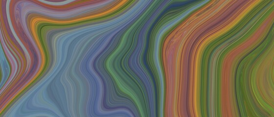 colorful horizontal banner. modern waves background design with teal green . Marble background .