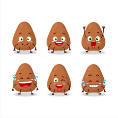 Cartoon character of mamey with smile expression