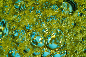 Abstract background. Spherical elements. Fantastic background.