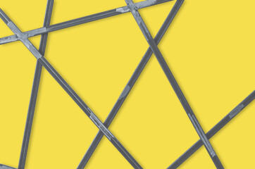 Metal bars abstract background