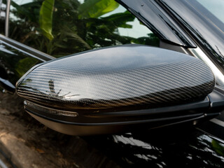 Obraz premium Carbon fiber kevlar composite material make product for motor and automotive part