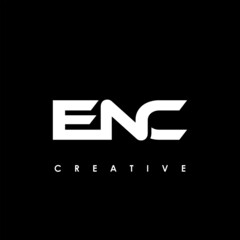 ENC Letter Initial Logo Design Template Vector Illustration