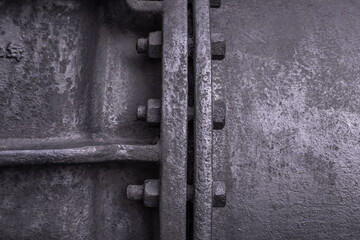 鋳鉄　鋳物の部品　Large parts of old cast iron 