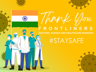 India Fighting Against Corona virus. Thank you Doctors,Nurses And Healthcare Workers.