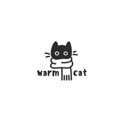 Warm cat logo