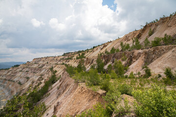 Obraz premium Minie pit in Rosia Montana