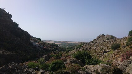 Fototapeta premium crete kallikrátis canyon hiking