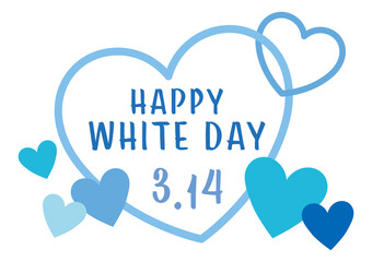 ホワイトデー ハート フレーム07