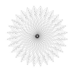 Rotated leaf ornament logo