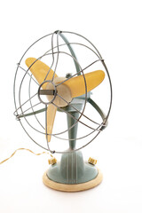 Fototapeta na wymiar Old vintage electric fan
