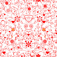 vector vintage floral design elements on gradient background