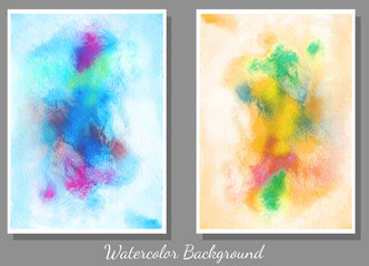 watercolor background full vector