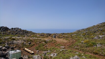 Obraz premium crete kallikrátis canyon hiking