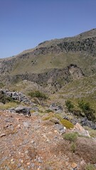 Fototapeta na wymiar crete kallikrátis canyon hiking