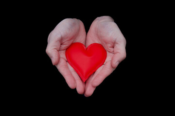 Fototapeta premium heart in hand