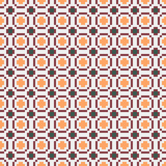 Fototapeta premium Abstract Cross Pattern generative computational art illustration