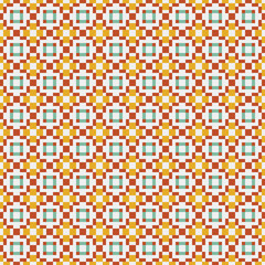 Abstract Cross Pattern generative computational art illustration