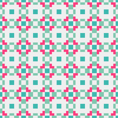 Abstract Cross Pattern generative computational art illustration