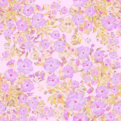 Fototapeta na wymiar seamless floral background
